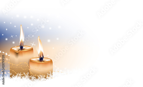 Weihnachtliche Stimmung im Kerzenschein