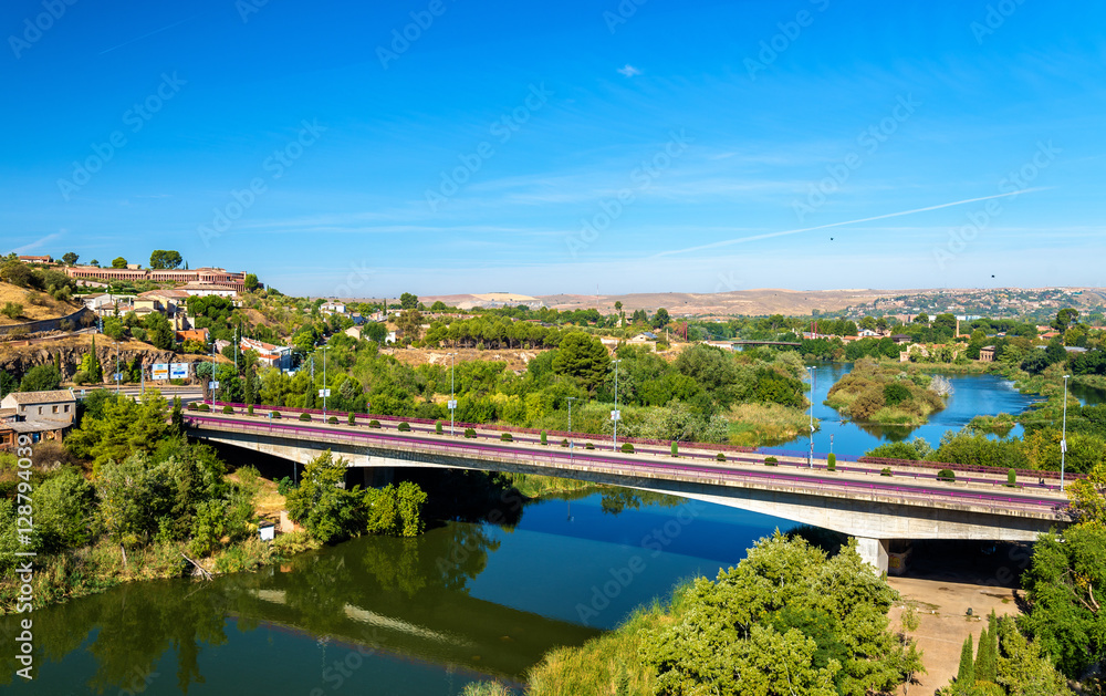 Puente de la Cava, a bridge in Toledo, Spain
