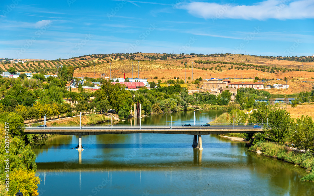 Azarquiel Bridge in Toledo, Spain