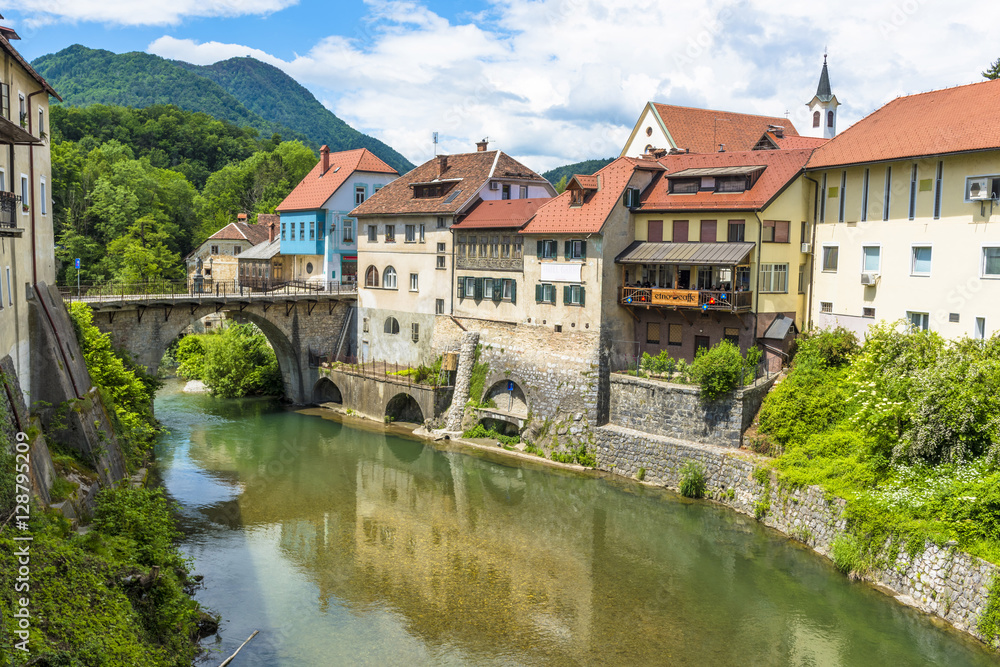 Skofja Loka, Upper Carniola, Slovenia, East Europe. Skofja Loka, Upper Carniola, Slovenia, East Europe.