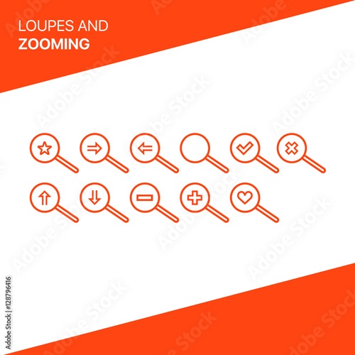 LOUPES AND ZOOMING, SEARCHING