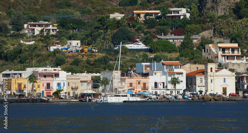lipari aeolian island italy sicily