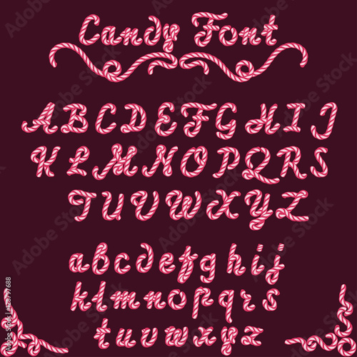 Candy font sweet type