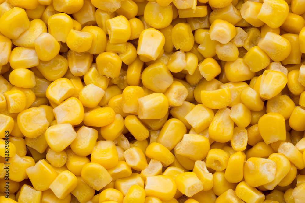 Bulk of yellow corn grains texture. Bulk of yellow corn grains texture.