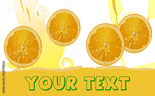 mandarine orange logo design