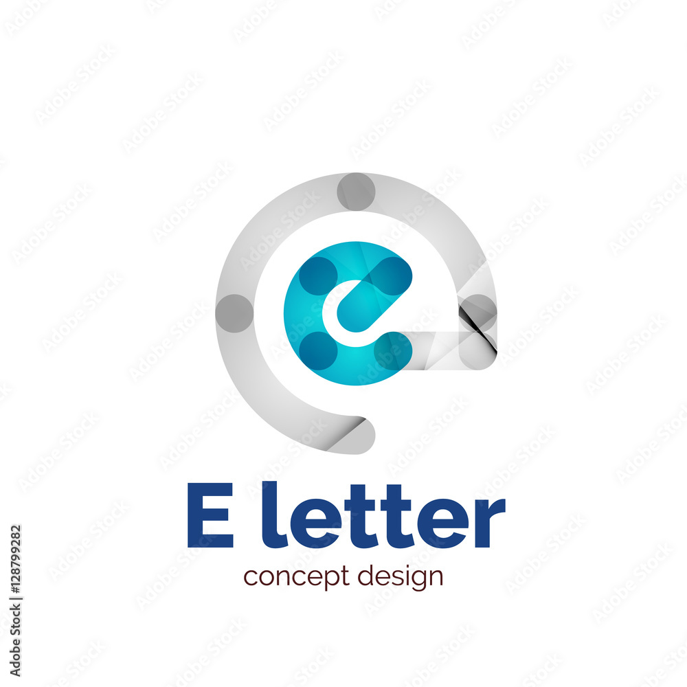 Vector letter concept logo template, abstract business icon Vector letter concept logo template, abstract business icon