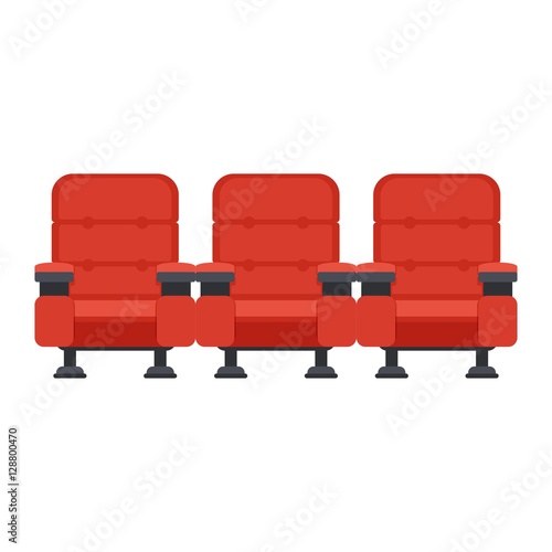 red cinema chairs