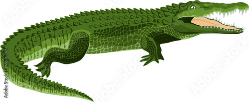 Fotografia, Obraz vector Wildlife crocodile