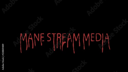 	The Words Mane Stream Media‎ Bleeding in Alpha Channel