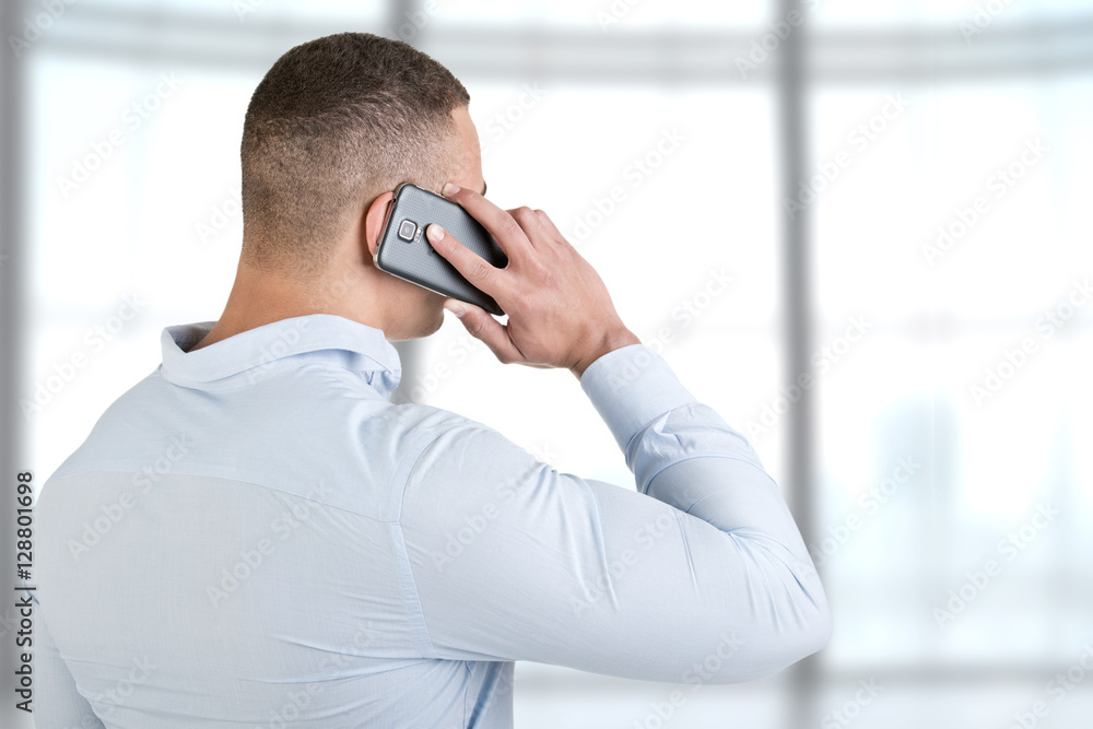 Man Talking on the Phone Man Talking on the Phone