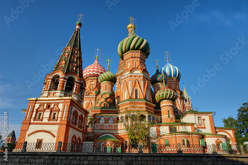 The Cathedral of Vasily the Blessed in the Red Square in Moscow, Russia. 