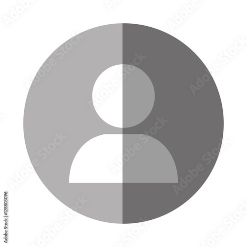 head human profile icon vector illustration design photo
