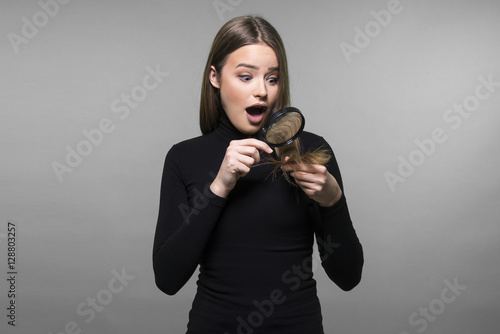 Fotografie hair and head skin problem