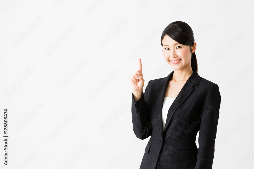 portrait of asian businesswoman isolated on white background portrait of asian businesswoman isolated on white background