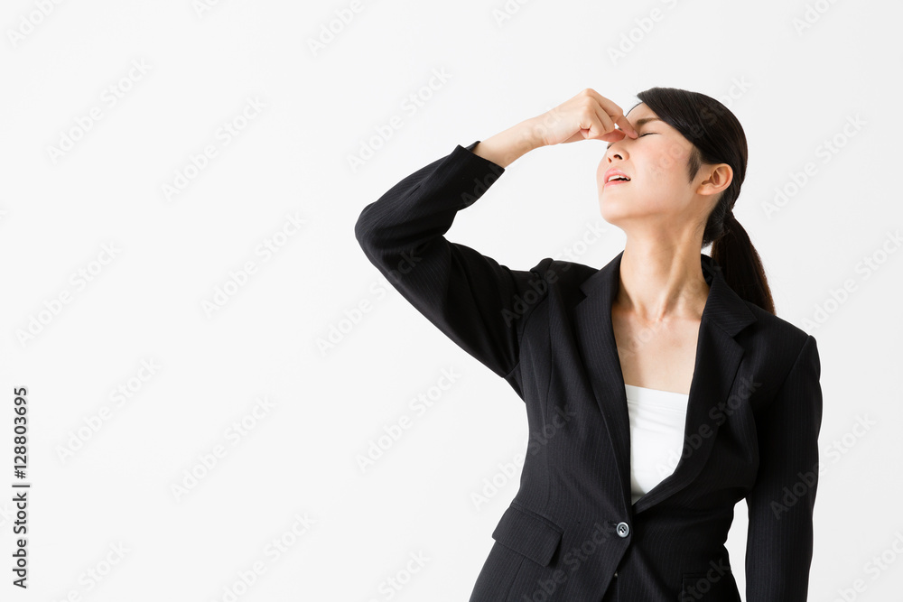 portrait of asian businesswoman isolated on white background portrait of asian businesswoman isolated on white background