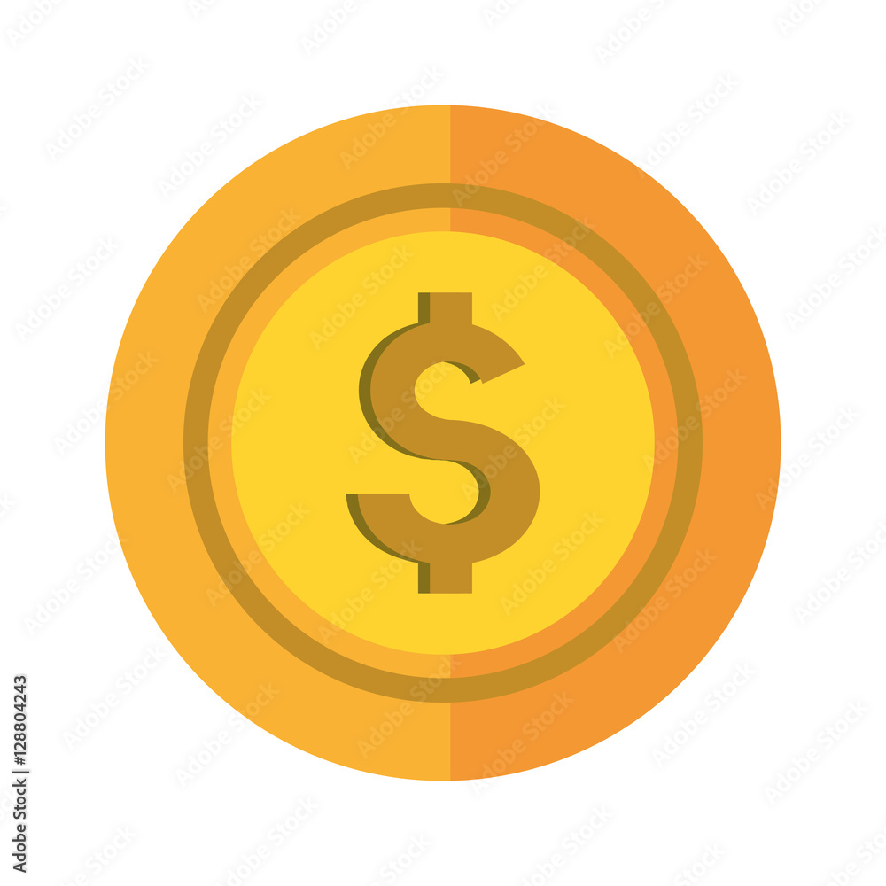 coin money isolated icon vector illustration design coin money isolated icon vector illustration design