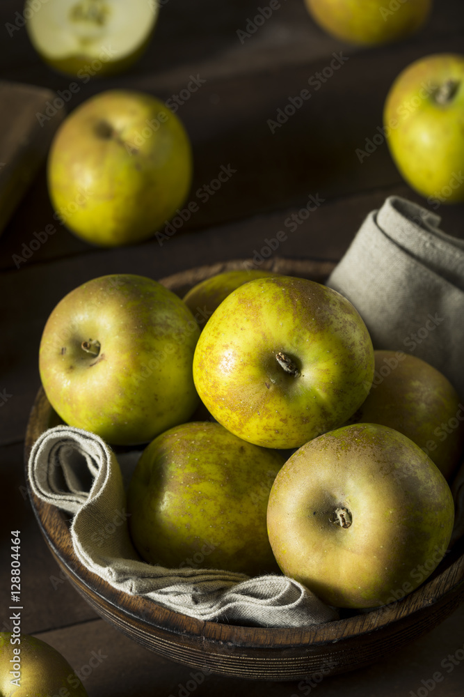 Raw Organic Heirloom Golden Russet Apples Raw Organic Heirloom Golden Russet Apples