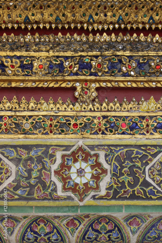 Ornamente vom Großen Palast in Bangkok, Thailand
