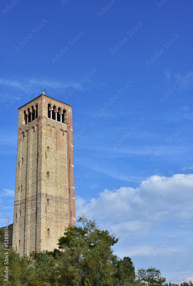 Torcello cathedral ancient bell tower