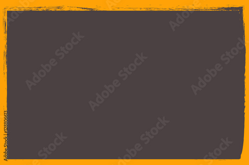 Grunge frame background | grey and orange graphic design