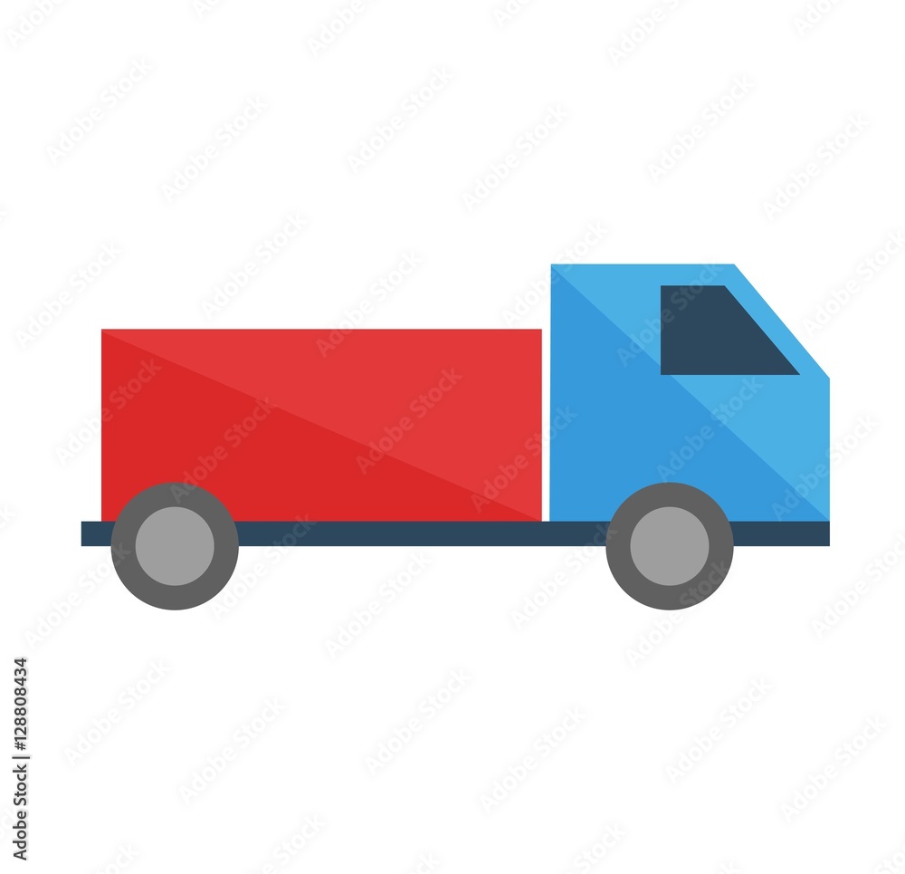 Toy truck transport game vector. Toy truck transport game vector.