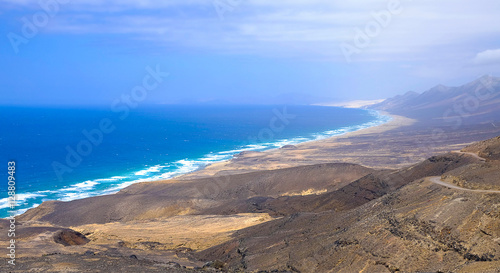Beach Playa de Cofete - Fuerteventura, Spain.
