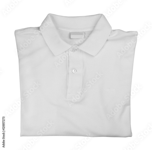 Blank polo shirt on white background © Africa Studio