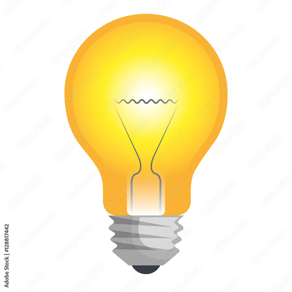 bulb light emblem isolated icon vector illustration design bulb light emblem isolated icon vector illustration design