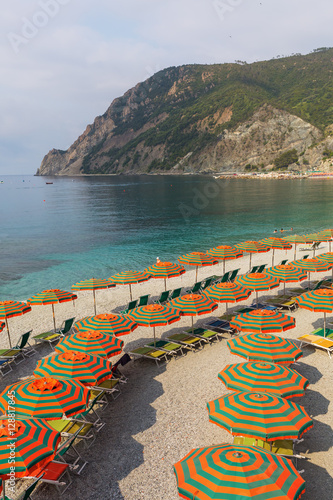 Fototapeta Naklejka Na Ścianę i Meble -  beach at Monterosso al Mare, Italy