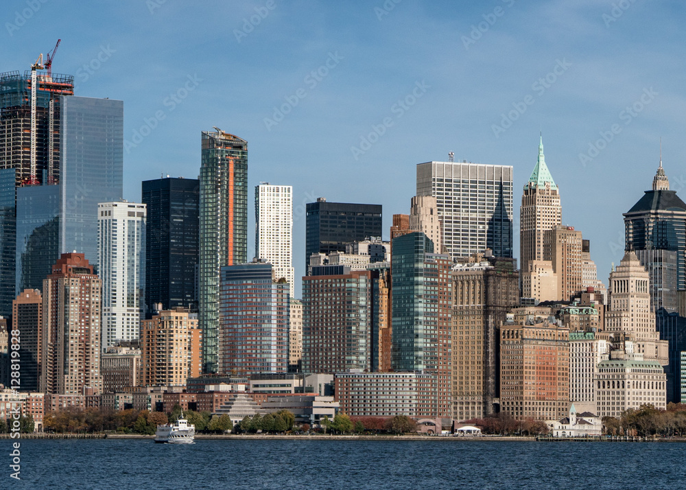 Fototapeta premium Skyline Dolnego Manhattanu