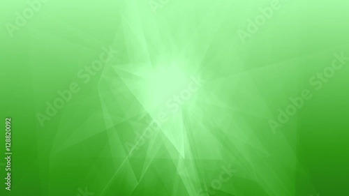 【抽象背景】フラクタル幾何学模様・オーロラ風／グリーン／30秒ループ