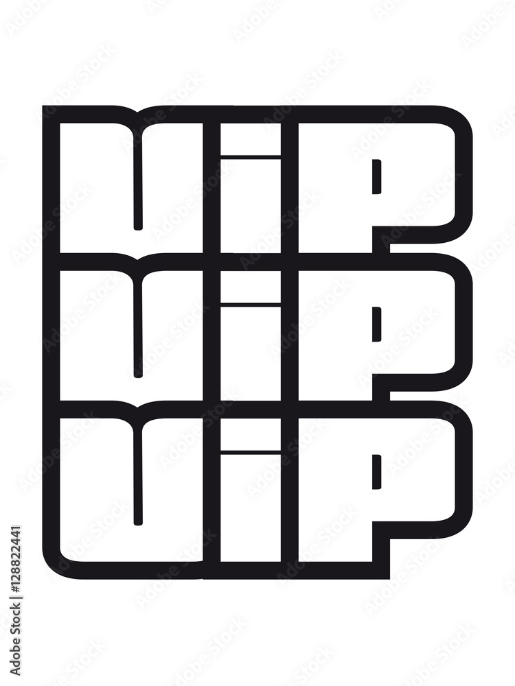 Black vip design cool text letters pattern Black vip design cool text letters pattern