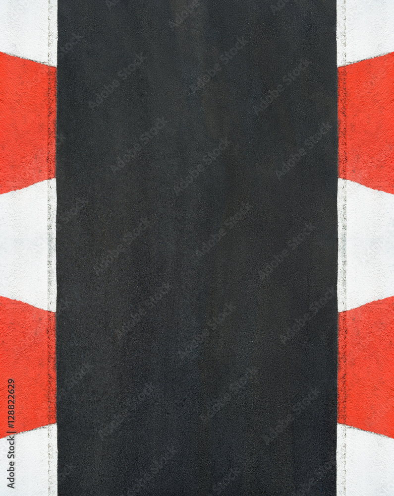 Texture of motor race asphalt and curb Grand Prix circuit Stock Photo ...