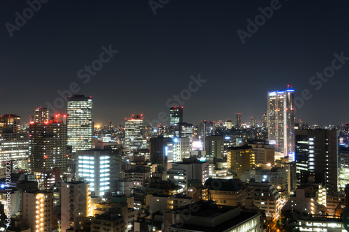 Wallpaper Mural 駿河台から見る水道橋方面の街並みの夜景 Torontodigital.ca