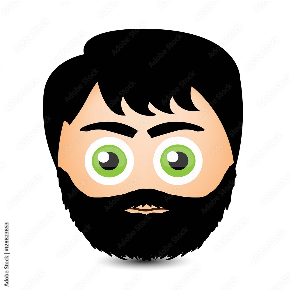 Smile man. Vector illustration. Smile man. Vector illustration.