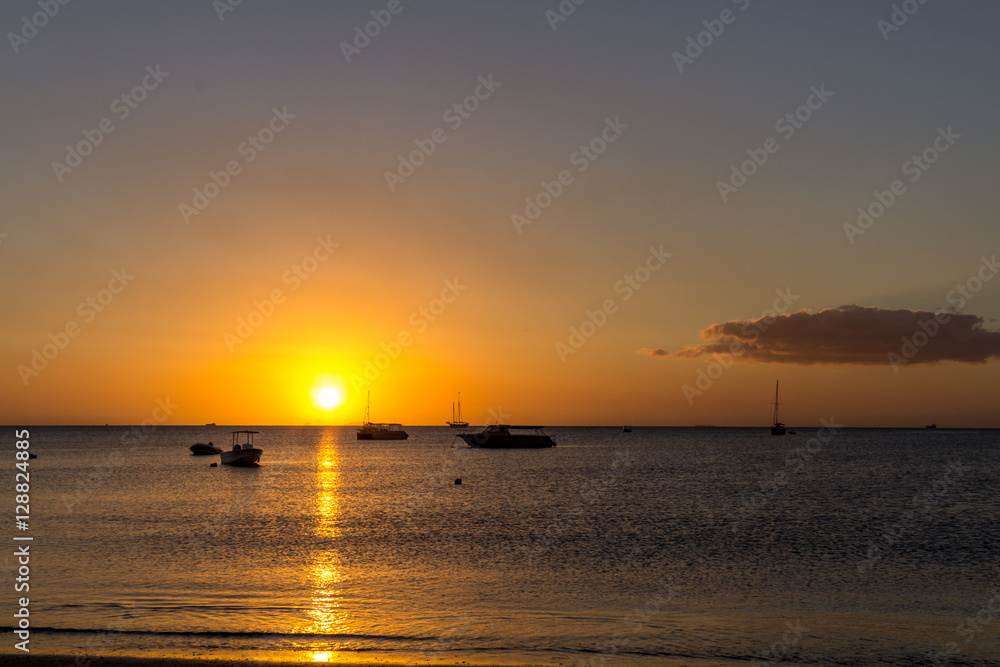 Sunset in Fiji