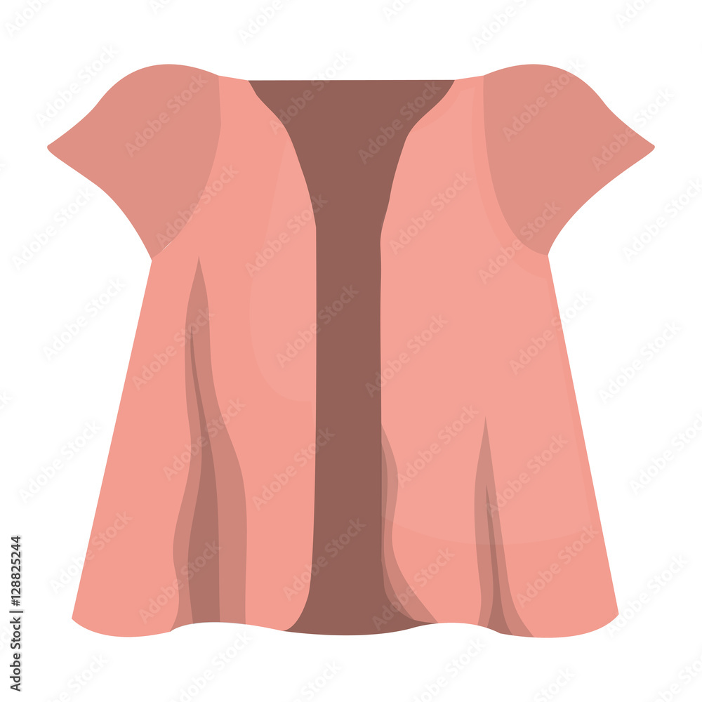 Obraz premium fashion female shirt icon vector illustration design