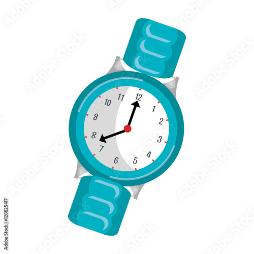 wristlet watch isolated icon vector illustration design