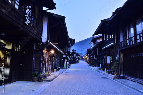 奈良井宿の町並み photo