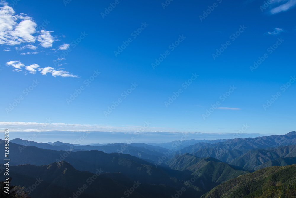 奈良県の山々（大台ヶ原）