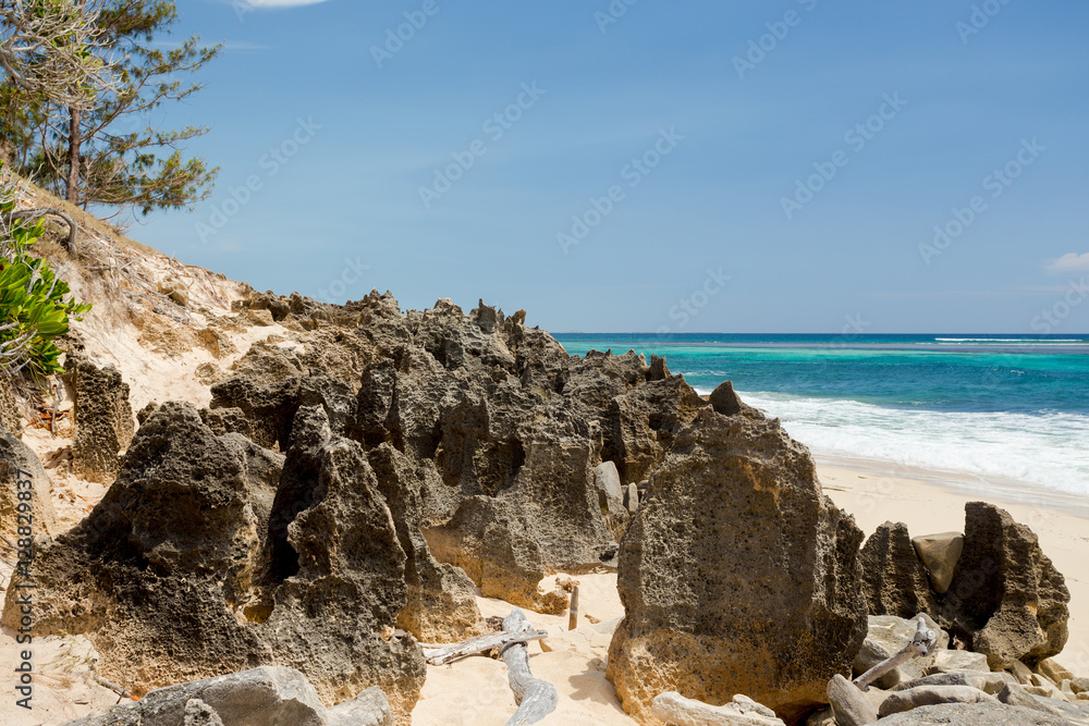 paradise rock beach in Madagascar, Antsiranana, Diego Suarez