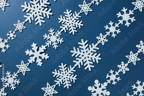 decorative snowflakes as background