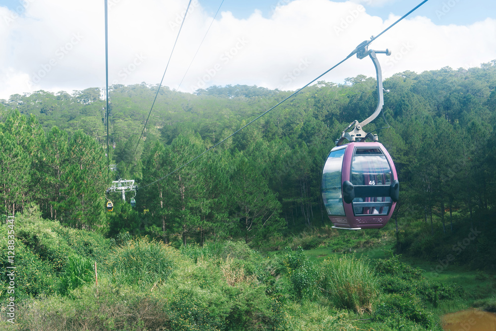 the rise and sustc by cable car