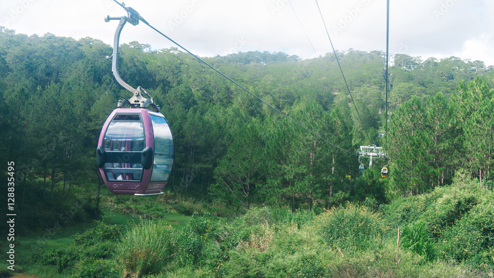 the rise and sustc by cable car