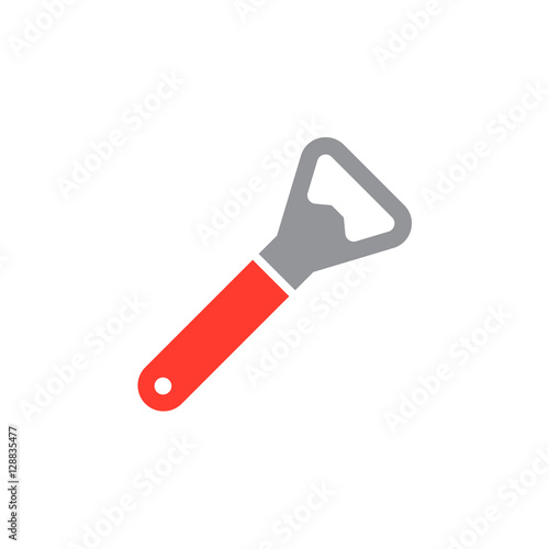 Bottle opener icon vector, solid flat sign, colorful pictogram isolated on white, logo illustration