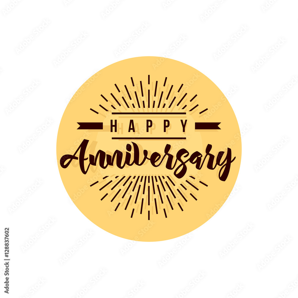 Happy Anniversary Background Royalty Free Vector Image, 59% OFF