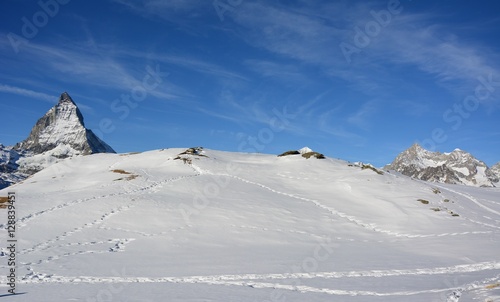 Mountain and snow. © bangorn