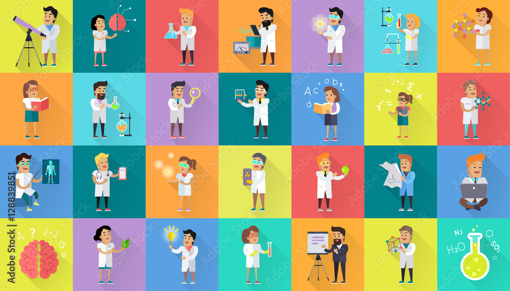 Scientist Character Collection Scientist Character Collection