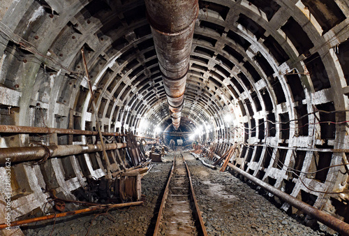 Kyiv subway tunnel