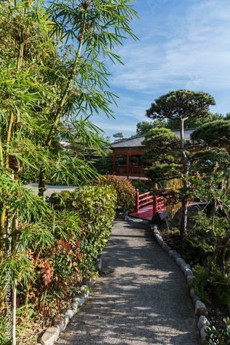 Japanese garden in Monte Carlo  Monaco